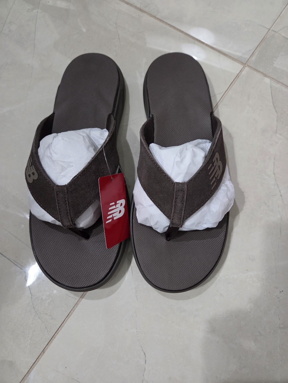 New Balance Sandal Mushroom Brown W12.5/M11